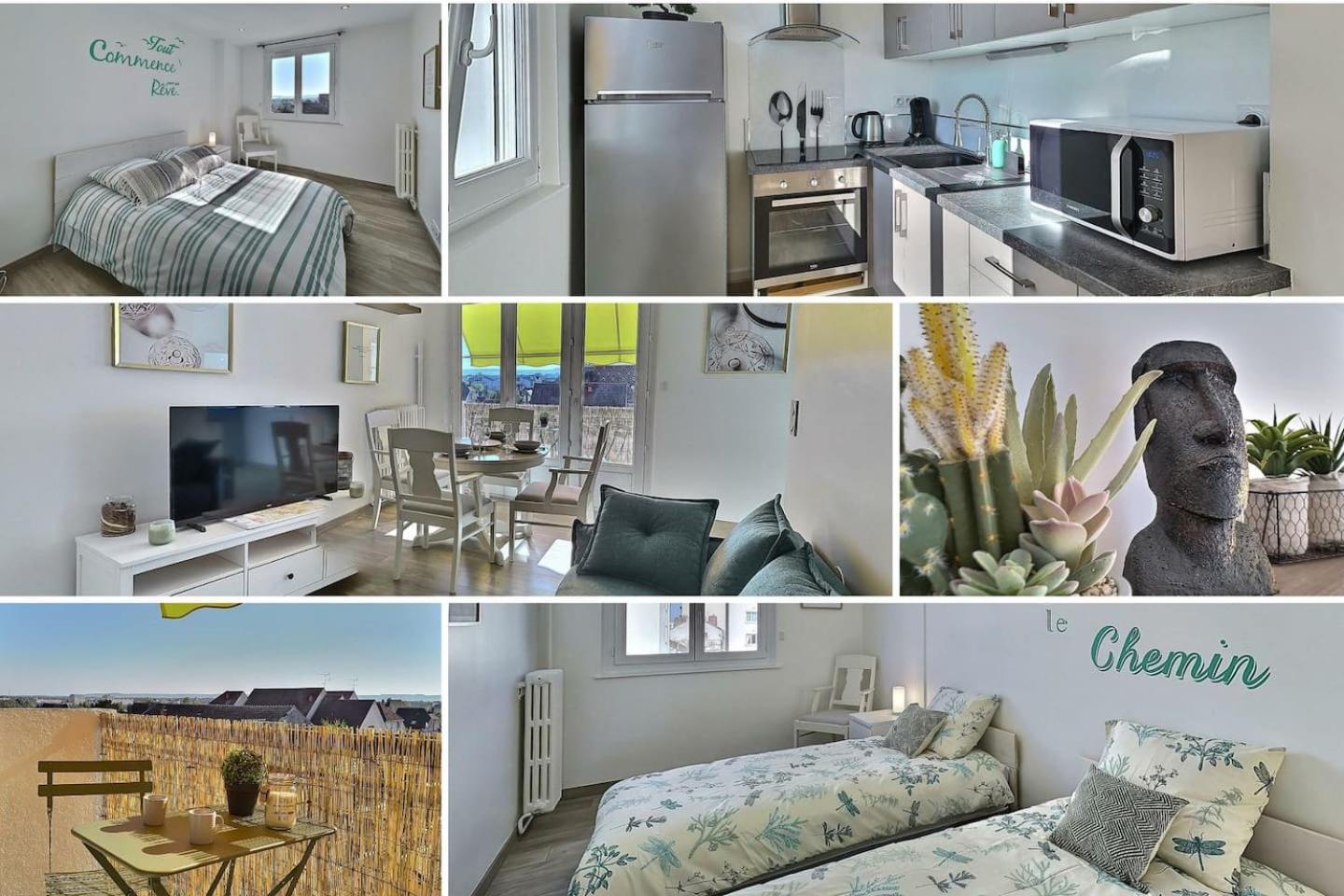 Le Voltaire - Balcon - 2 Chb - 3 Lits - 2 Min Gare Et Cente-Ville - Mon Groom טרואה מראה חיצוני תמונה