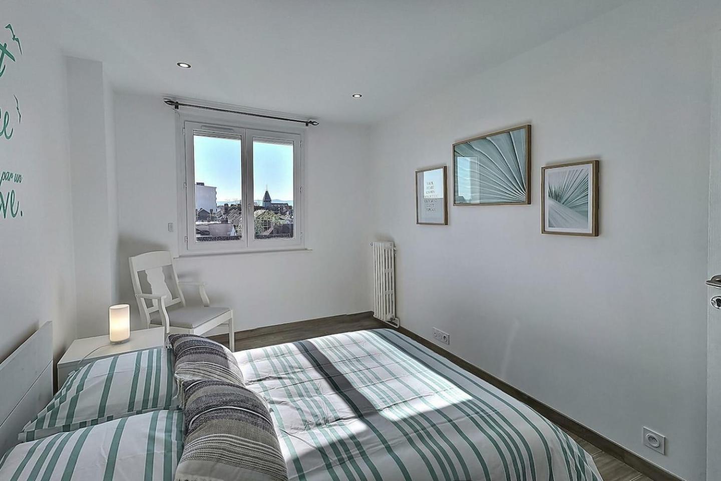 Le Voltaire - Balcon - 2 Chb - 3 Lits - 2 Min Gare Et Cente-Ville - Mon Groom טרואה מראה חיצוני תמונה